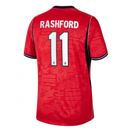 Stroje piłkarskie Anglia Marcus Rashford #11 Koszulka Wyjazdowej MŚ 2026 Krótki Rękaw